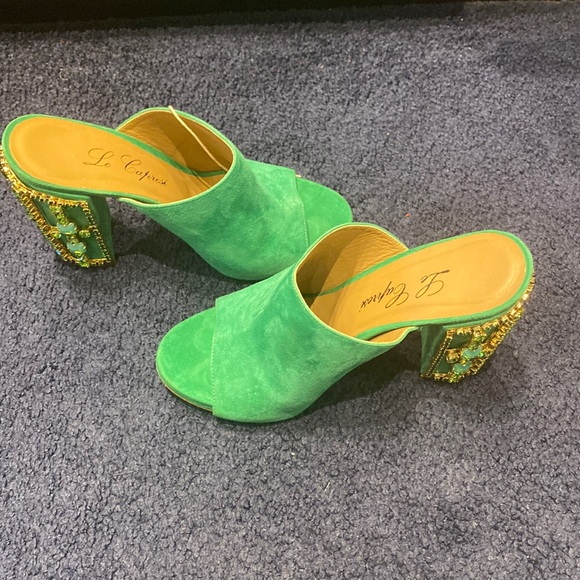 Le Capresi emerald heel, size 37 - Picture 1 of 5